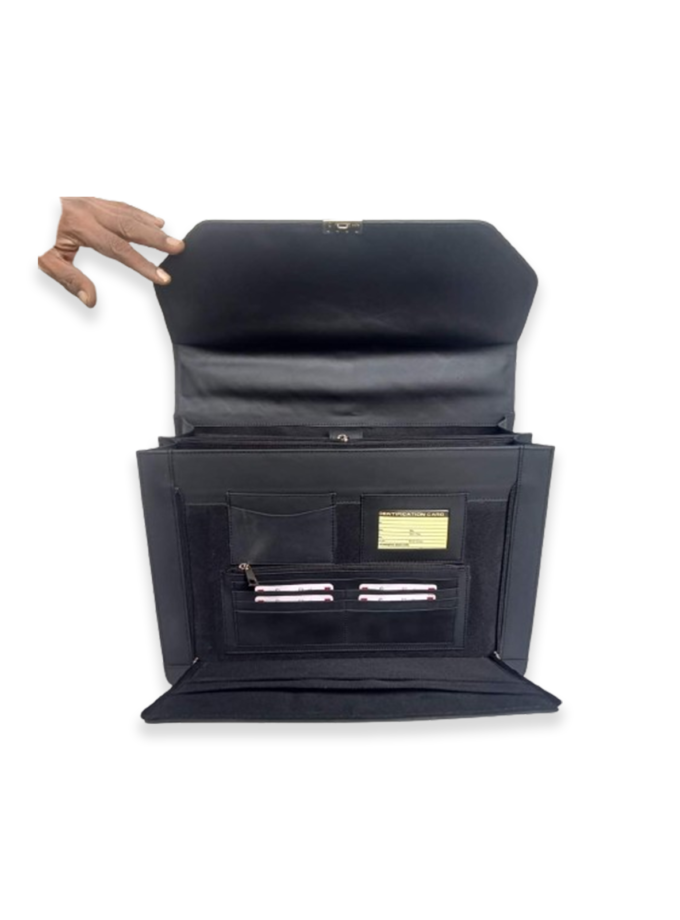 New Multi Pockets Leather Bag