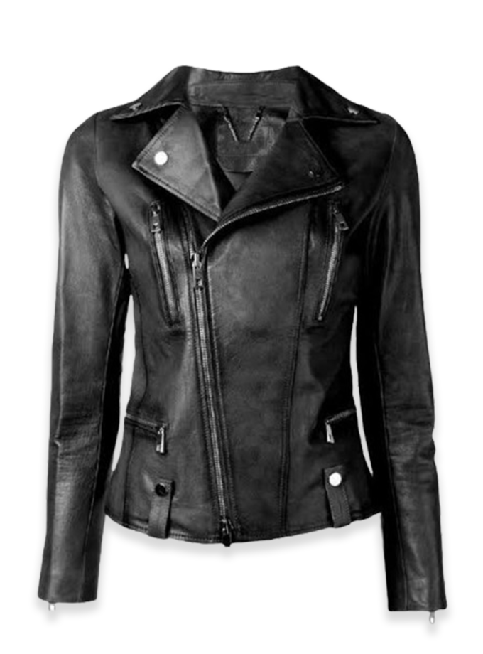 Women Vintage Leather Jacket
